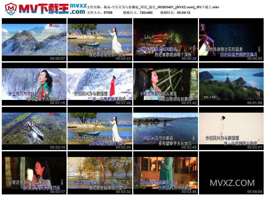 梅朵-今生只为与你邂逅_国语_流行_MD203401